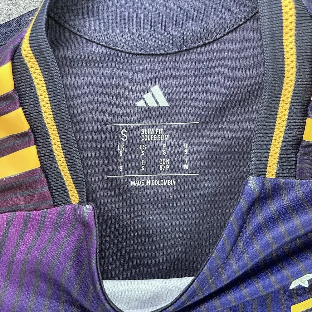 Los Angeles Galaxy Adidas Away 25/26 Purple Jersey Authentic Size Small NWT